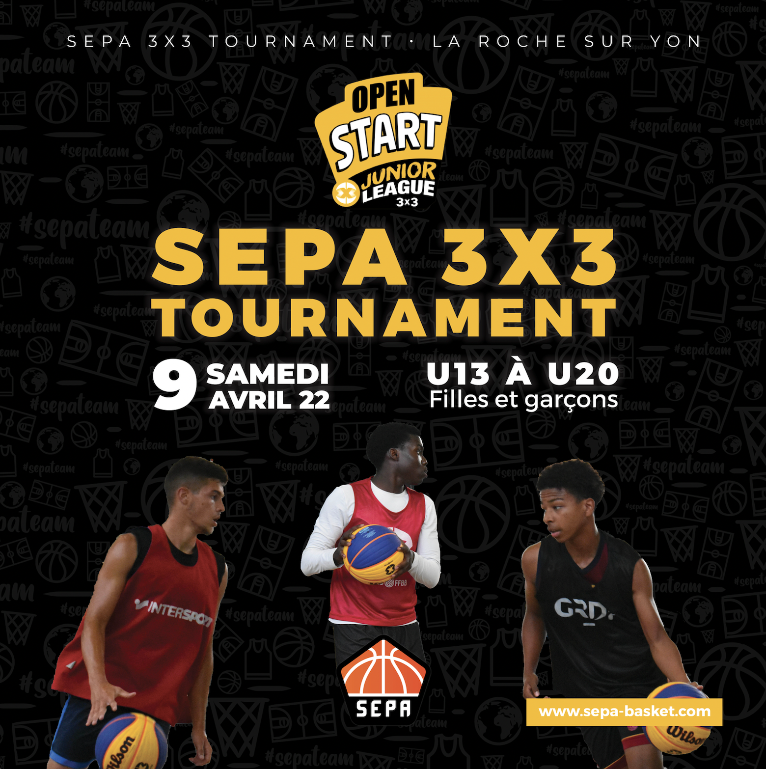 TOURNOI 3X3 D’AVRIL !