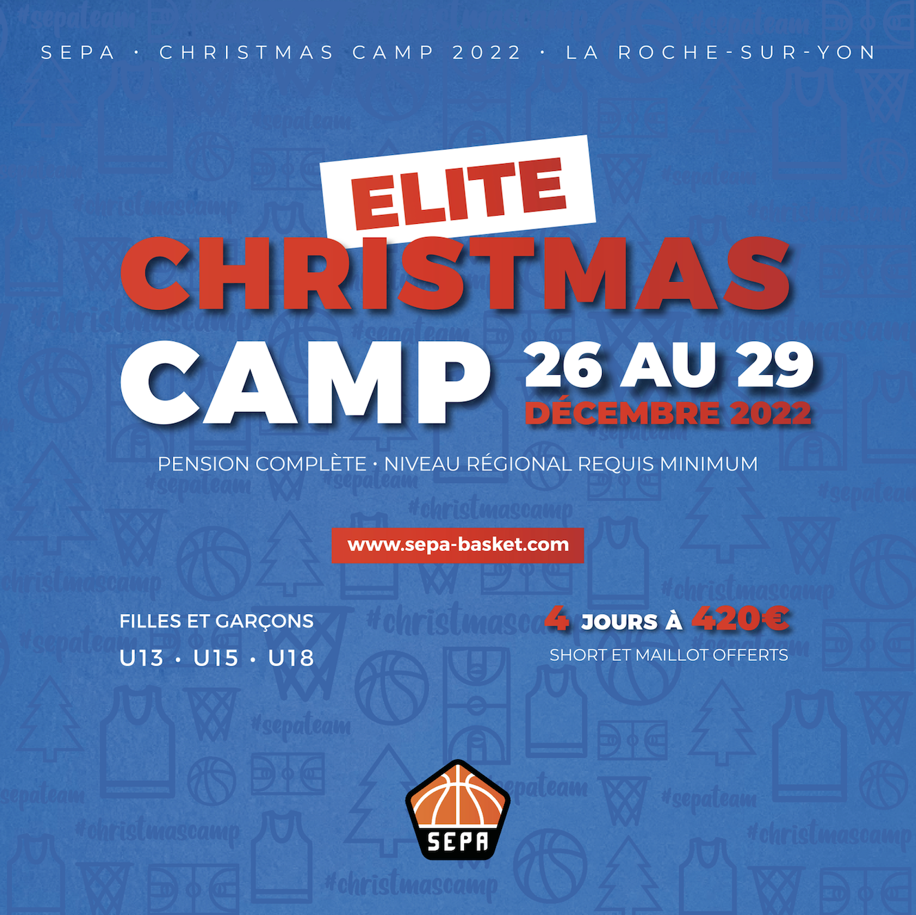 ELITE CHRISTMAS CAMP 2022 – C’EST PARTI
