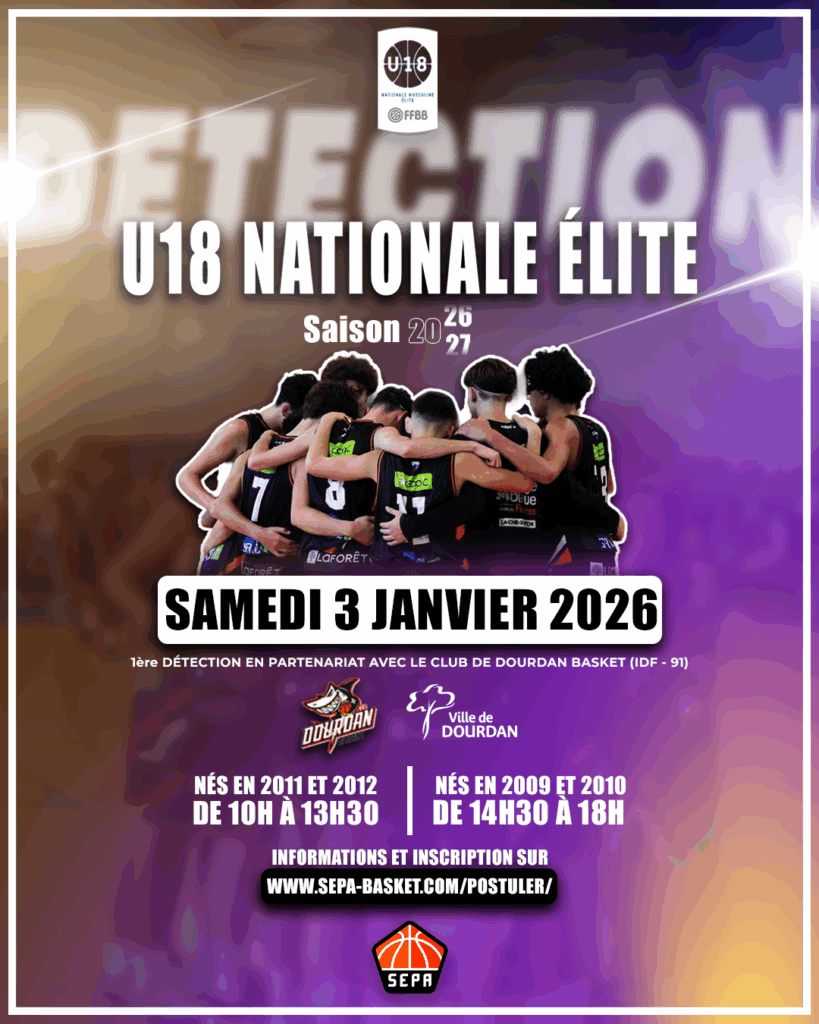 1ère détection U18 à Dourdan (91) !